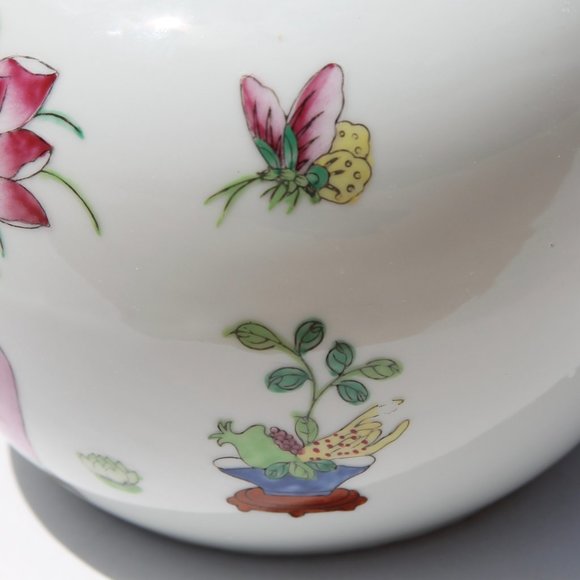 Delightfully Odd Vintage Hong Kong Ginger Jar with Lid, GREAT Gift! - Picture 5 of 10